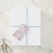 Little Butterfly Meadow Wildflowers Verjaardagsfee Cadeaulabel (Met Touw)