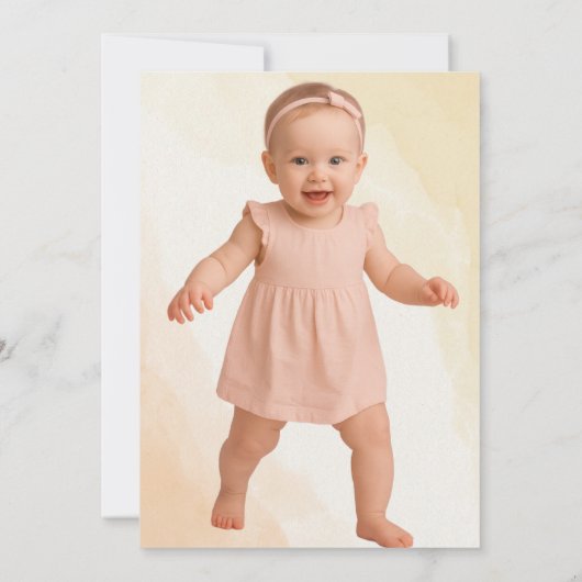 Little Butterfly Mushroom Wild Flower Verjaardag Kaart (Achterkant)