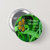 Little Butterfly Pin Ronde Button 5,7 Cm (Voorkant /achterkant)