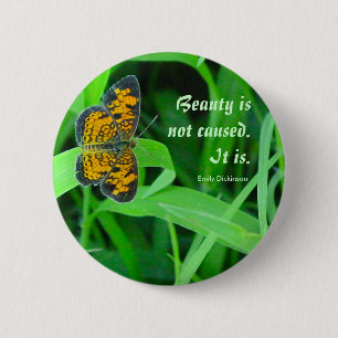 Little Butterfly Pin Ronde Button 5,7 Cm