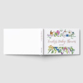 Little Butterfly Spring Wildflower Baby shower Gastenboek (Volledig)