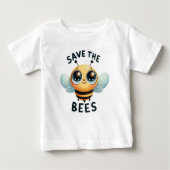 Little Buzzers Eco T-shirt - Save the Bees (Voorkant)