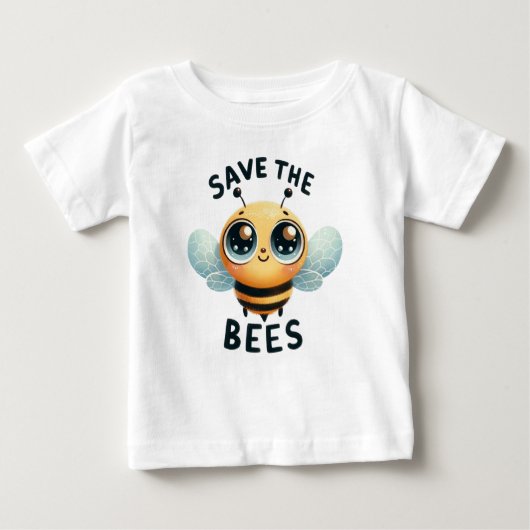 Little Buzzers Eco T-shirt - Save the Bees (Voorkant)