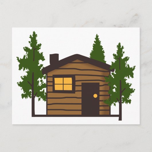 Little Cabin Briefkaart (Voorkant)
