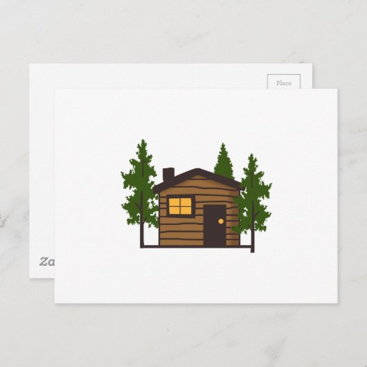 Little Cabin Briefkaart (Voorkant / Achterkant)