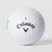 Little Caddy gepersonaliseerde zwangerschapsaankon Golfballen (Logo)