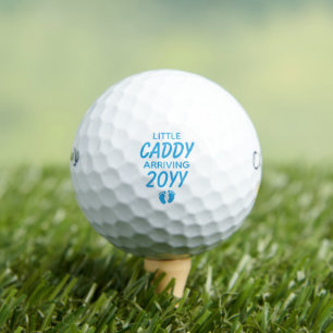 Little Caddy gepersonaliseerde zwangerschapsaankon Golfballen