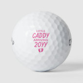 Little Caddy komt met gepersonaliseerde zwangersch Golfballen (Voorkant)