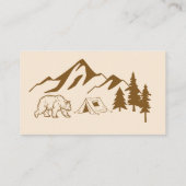 Little camper adventure baby shower luierverloting informatiekaartje (Achterkant)