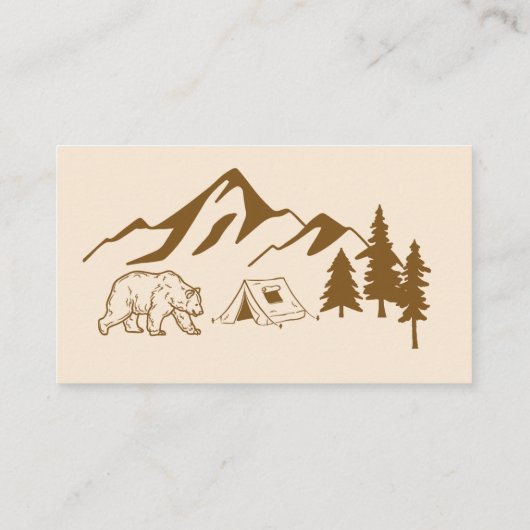 Little camper adventure baby shower luierverloting informatiekaartje (Achterkant)