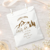 Little camper adventure boho baby shower bedankzakje (Geknipt)