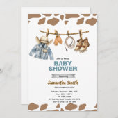 Little Camper Baby Shower Invitation Kaart (Voorkant / Achterkant)