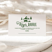 Little camper Beer Luier verloting ticket Informatiekaartje