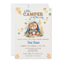 LITTLE CAMPER BLUE WATERVERF BABY SHOWER