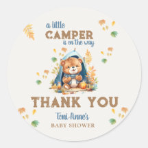 LITTLE CAMPER BLUE WATERVERF BABY SHOWER