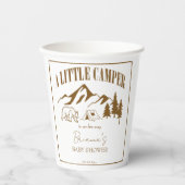 Little camper boho baby shower gepersonaliseerd papieren bekers (Voorkant)