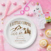 Little camper boho baby shower gepersonaliseerd papieren bordje (Feest)