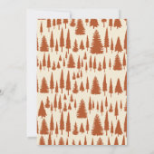 Little Camper Forest Camping Baby shower Kaart (Achterkant)