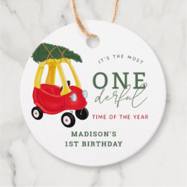 Little Car Holiday Innederful Birthday Favors Bedankjes Labels