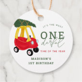 Little Car Holiday Innederful Birthday Favors Bedankjes Labels (Achterkant)