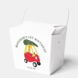 Little Car Holiday Onederful 1st Birthday Favors Bedankdoosjes