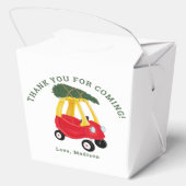 Little Car Holiday Onederful 1st Birthday Favors  Bedankdoosjes (Achterkant)