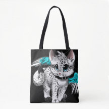 Little Cartoon Angel Cat