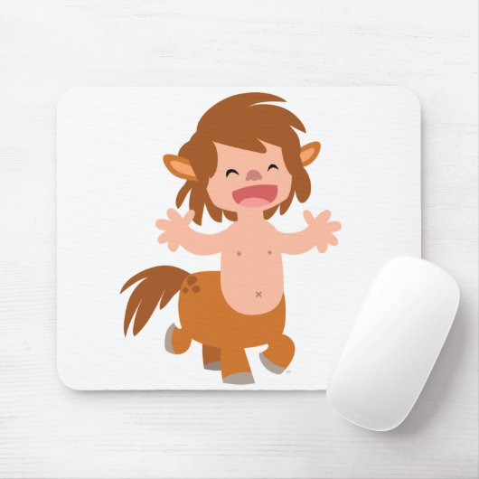 Little Cartoon Centaur Mousepad Muismat (Met muis)