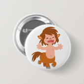 Little Cartoon Centaur Ronde Button 5,7 Cm (Voorkant /achterkant)