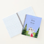 Little Cat Baby shower Geschenklijst Notitieboek (Binnen)