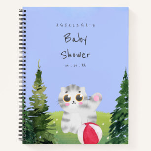Little Cat Baby shower Geschenklijst Notitieboek