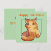 Little Cat, happy Birthday (Voorkant / Achterkant)