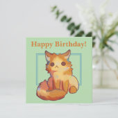 Little Cat, happy Birthday (Staand voorkant)