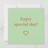 Little Cat, happy Birthday (Achterkant)