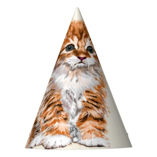 Little Cat Party Pet Kitten Feesthoedjes (Voorkant)