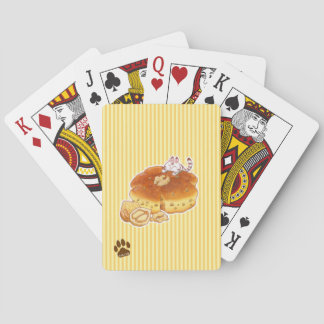 Little Cat & Walnut bread Classic トランプ Pokerkaarten