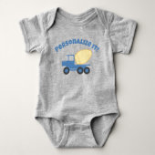 Little Cement Truck Romper (Voorkant)