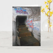 "Little Cement Waterval" Gefeliciteerd Kaart (Gele Bloem)