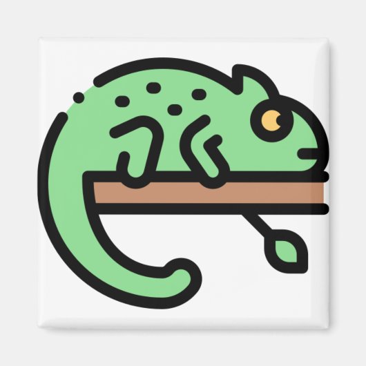 Little Chameleon Magneet (Voorkant)