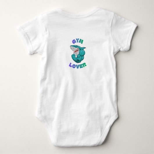 "Little Champ _ Baby Boy Outfit" Romper (Achterkant)