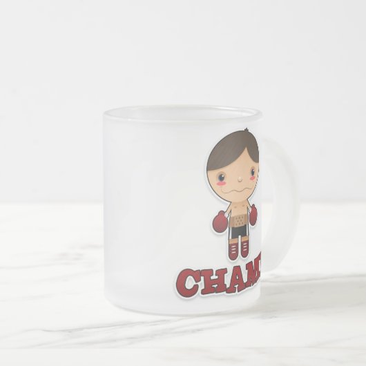 Little Champ - Frosted Mok - Boy (Voorkant rechts)