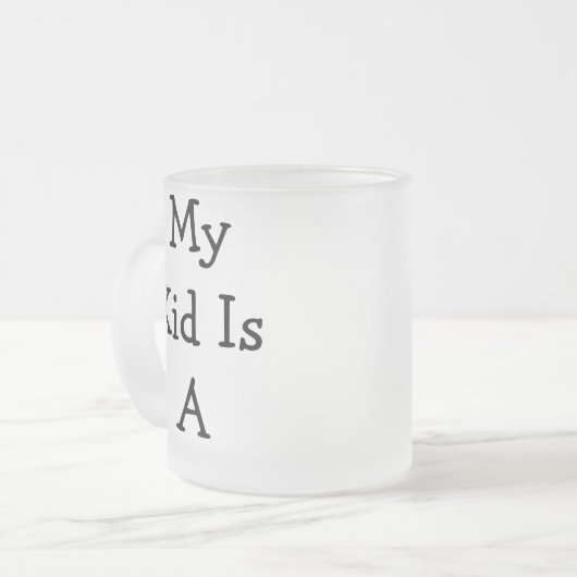 Little Champ - Frosted Mok - Boy (Voorkant links)