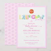 Little Champ is op weg naar Waterverf Baby shower Kaart (Voorkant / Achterkant)