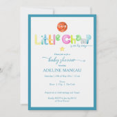 Little Champ is op weg naar Waterverf Baby shower Kaart (Voorkant)