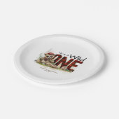 Little Charming Lumberjack Beer Wild Een Verjaarda Papieren Bordje (Gekanteld)