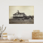 Little Chebeague Island Waldo Hotel circa 1890 Poster (Keuken)