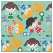 Little Cheerleaders Fabric Stof (Close Up)