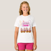 Little Chef Cupcake Baking Party Outfit  T-shirt (Voorkant volledig)