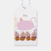 Little Chef Cupcake Bakken Verjaardag Kinderen Fee Cadeaulabel (Achterkant)