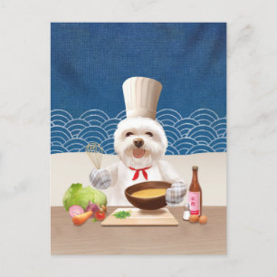 Little Chef Dog Aankondigingskaart